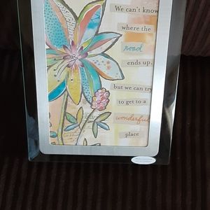 Musical glass picture frame